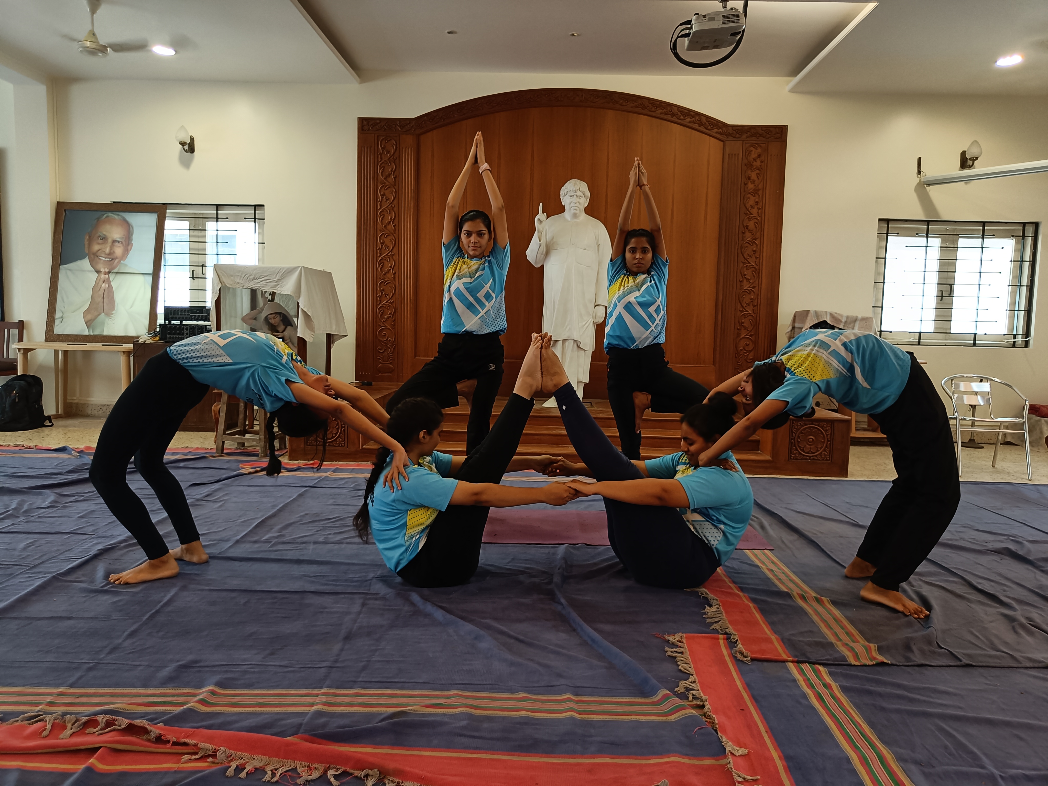 International Yoga Day Yoga Pyramid